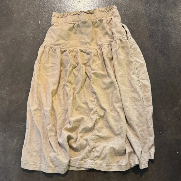 Universal Thread Paperbag Waist Linen Blend Midi Skirt - Picture 5 of 10